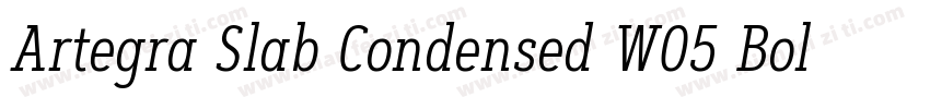 Artegra Slab Condensed W05 Bold字体转换